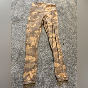 Brown Camo Lululemon Leggings